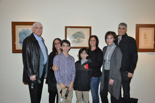 On 31 December 2015, Yad Vashem Builders Lewis and Barbara Shrensky visited Yad Vashem together with their family to mark their grandson Jacob's bar mitzvah